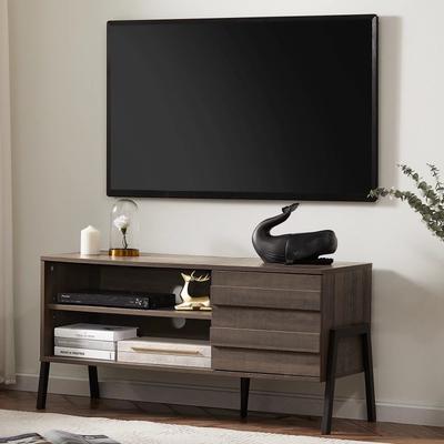 Modern Mid-Century TV Stand for 65-inch Flat Screen