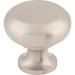 Top Knobs Flat 1-1/4 Inch Mushroom Cabinet Knob from the Somerset II