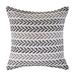 LR Home Embroidered Chevron 18-Inch Throw Pillow