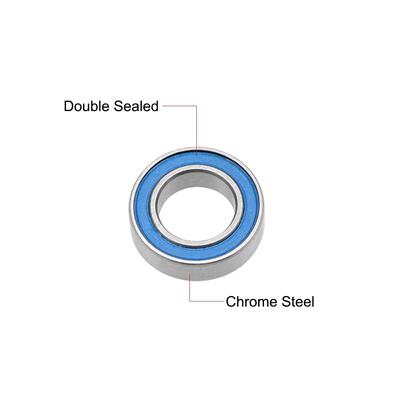 MR148-2RS Ball Bearings Z2 8x14x4mm Double Sealed Chrome Steel Blue Seal 5pcs - 6201-2RS (12*32*10)