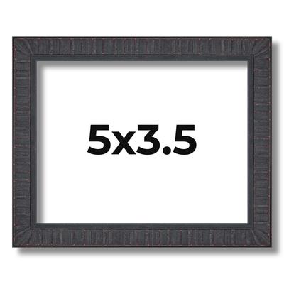 5x3.5 Frame Brown Picture Frame - Complete Modern Photo Frame Includes