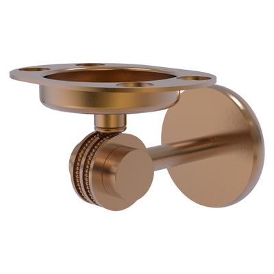 Allied Brass Satellite Orbit Two Collection Tumbler and Toothbrush Holder with Dotted Accents