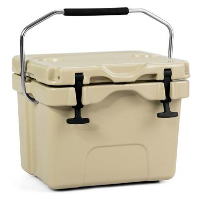 16 Quart Portable Ice Cooler with 24 Cans - 18" x 13.5" x 13" (L x W x H)