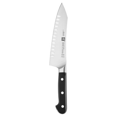 ZWILLING Pro Hollow Edge Rocking Santoku Knife