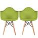 Set of 2 Kids Toddler Armchair Natural Wood legs For Children Child Preschool Kitchen Dining Home Living Room Play