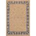 Bohemien Ziegler Johnie Taupe Blue Hand-Knotted Wool Rug - 9'0'' x 11'7''