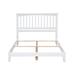 Mission King Platform Bed in White