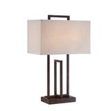 Dark Bronze Lite Source Farren 2-light Table Lamp