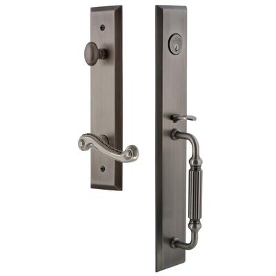 Grandeur Fifth Avenue Solid Brass Rose Right Handed Keyed Entry Single