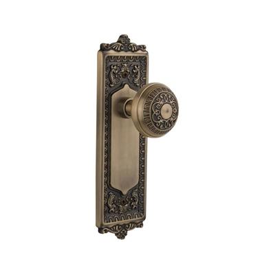 Nostalgic Warehouse Vintage Victorian Egg and Dart Solid Brass Single