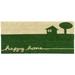 Rubber-Cal "Happy Home" Country Door Mat, 18 by 30-Inch