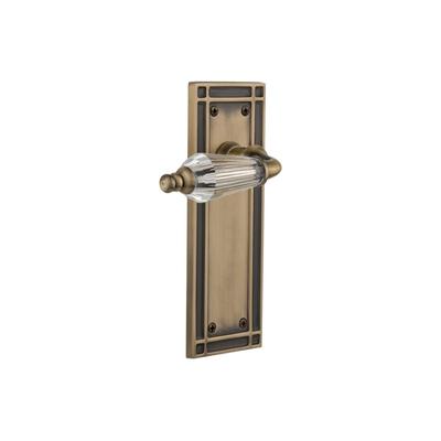Nostalgic Warehouse Parlor Solid Brass Passage Lever Set with Mission