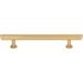 Atlas Homewares 415 Conga 5-1/16" Center to Center Bar Cabinet Pull - Warm Brass