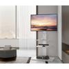 FITUEYES TV Stand with Swivel Mount for 32-65 Inches TV White - 32-65 inches