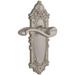 Grandeur Grande Victorian Solid Brass Rose Passage Door Lever Set with