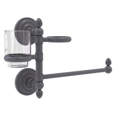Allied Brass Que New Collection Hair Dryer Holder and Organizer