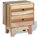 vidaXL Bedside Cabinet Solid Reclaimed Wood