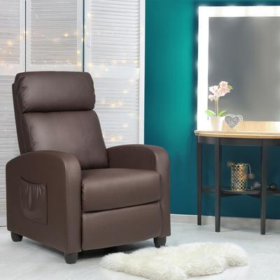 Comfortable Recliner Massage Chair for Living Room with Side Pocket