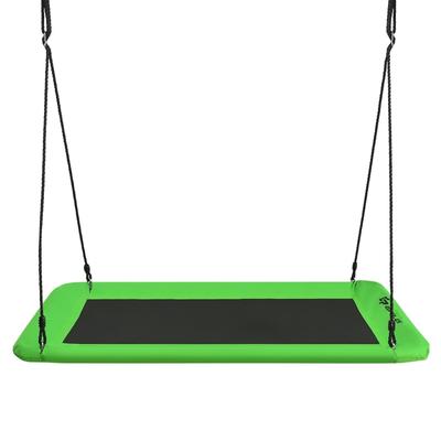 60" Platform Tree Swing Outdoor with 2 Hanging Straps - 60"× 32" (L x W)