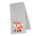 Bedtime Originals Woodland Friends Gray Fleece with Orange Fox Baby Blanket