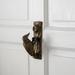 Door Knockers for Front Door 6.5" Antique Brass Woodpecker Shaped Door Knocker with Mounting Hardware Renovators Supply