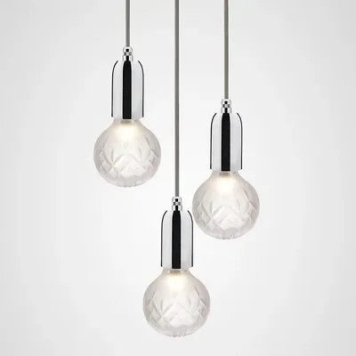 Lee Broom Crystal Bulb LED Multi-Light Pendant Light