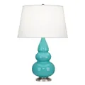 Robert Abbey Small Triple Gourd Table Lamp Lamp With Metal Base - 292X