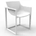 Vondom Wall Street Armchair - Set of 2 - 65006-WHITE