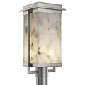 Justice Design Group Alabaster Rocks Pacific LED Outdoor Post Light - ALR-7543W-NCKL