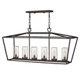 Hinkley Alford Place Outdoor Linear Chandelier Light - 2569OZ-LL