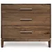 Copeland Furniture Mansfield 3 Drawer Dresser - 2-MAN-31-04
