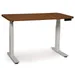 Copeland Furniture Invigo Sit-Stand Desk - 2648-RRA-SQ-04-W-N-N-G-N-N-N