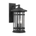 Capital Lighting Mission Hills Cylindrical Outdoor Wall Sconce - 935521BK