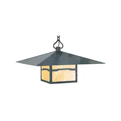 Arroyo Craftsman Monterey Outdoor Pendant Light - MH-24CLTN-MB