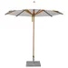 Bambrella Levante Round Bamboo Umbrella - 4.0m R-L-IW