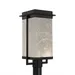 Justice Design Group Fusion Pacific LED Outdoor Post Light - FSN-7543W-SEED-MBLK