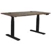 Copeland Furniture Invigo 30-In. x 60-In. Sit-Stand Desk - 3060-REC-SQ-04-B-G-N-P-N-N-N