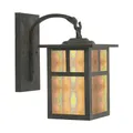 Arroyo Craftsman Mission Arched Arm Outdoor Wall Sconce - MB-6TGW-BZ