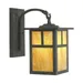 Arroyo Craftsman Mission Arched Arm Outdoor Wall Sconce - MB-10TTN-BZ