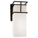 Justice Design Group Fusion Structure Outdoor Wall Sconce - FSN-8641W-OPAL-DBRZ