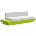 Loll Designs Platform One Sectional Sofa with Left/Right Table - PO-S1-40433-LG