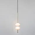 Ridgely Studio Gem 2 LED Vertical Mini Pendant Light - GEM2-VRT-30-BBR