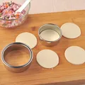 Coupe-pâte en acier inoxydable 3 pièces moule à découper biscuits pâtisserie Gadgets de