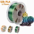 Filament 3D en soie arc-en-ciel couleur brillante pour impression Texture de soie 1KG/500G/250G