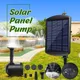 Pompe fontaine à eau, 1.8W, 200l/H, panneaux solaires, Submersible, pour piscine, étang, jardin,