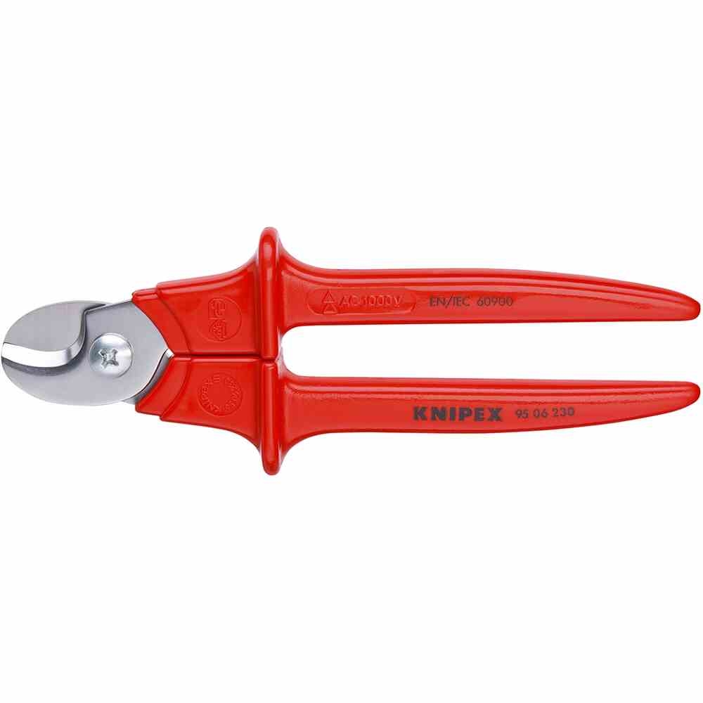 KNIPEX Kabelschere, mechanisch Einhand, Ø16mm, 70mm², L230mm, VDE geprüft Image
