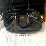 Coach Bags | Authentic Coach Logo Black Bag | Color: Black | Size: Os