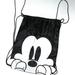 Disney Bags | Disney Mickey Mouse Drawstring Bag | Color: Black/White | Size: Os