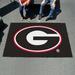 FANMATS Collegiate NCAA University of Louisville 94.5 in. x 59.5 in. Non-Slip Indoor Door Mat Synthetics in Blue | Wayfair 4910