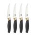 David Shaw Silverware Brooklyn 4 Piece Steak Knife Set Stainless Steel in Yellow | Wayfair TEW-LMS23BBSK3